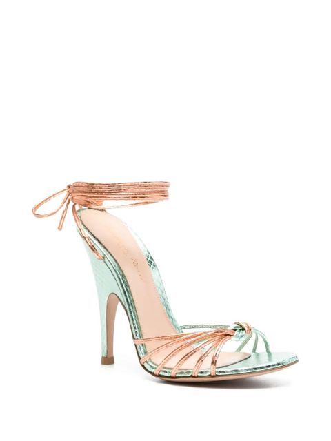 Gianvito Rossi Ricaye round-toe sandals - Green