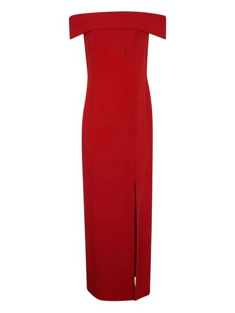 Lauren Ralph Lauren off-shoulder dress - Red - zdjęcie produktu nr 1