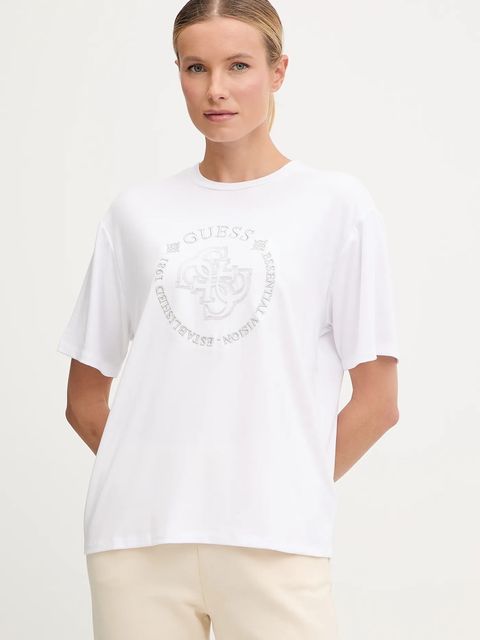Guess t-shirt CARLA damski kolor biały V5YI05 KCOA2 - zdjęcie produktu nr 1