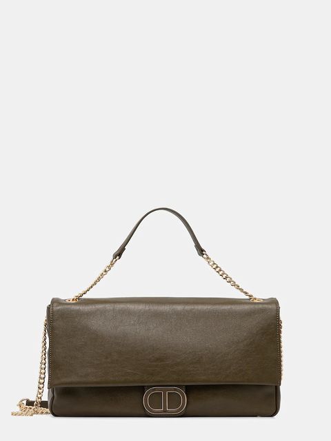 Twinset torebka kolor zielony 252TD8120 - zdjęcie produktu nr 1