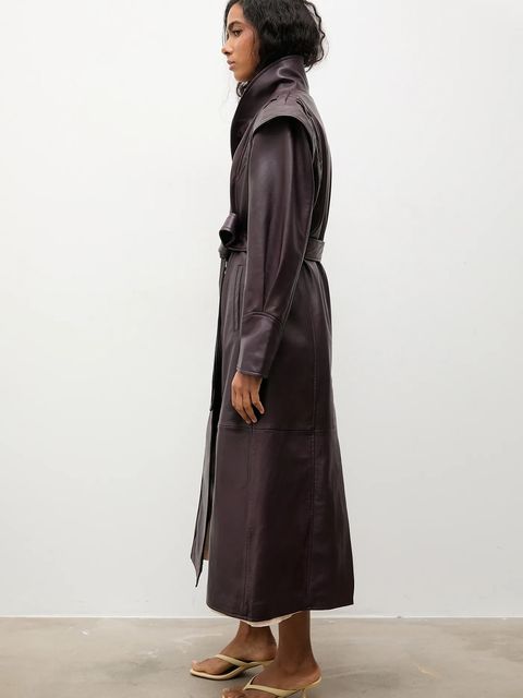 Answear.LAB płaszcz skórzany