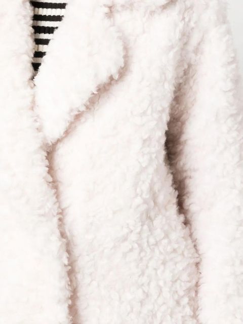 Yves Salomon woven wool maxi coat - White - zdjęcie produktu nr 2