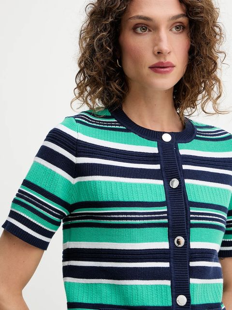 Morgan kardigan damski kolor zielony MCELIN