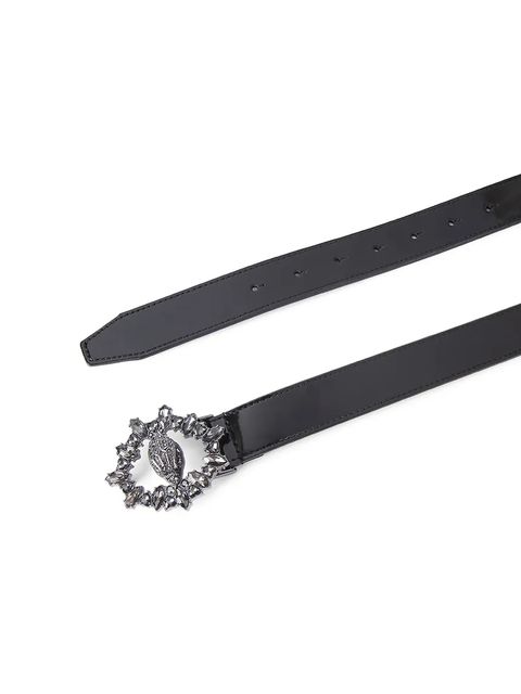 Kurt Geiger London pasek skórzany Chelsea damski kolor czarny 5412500309 - zdjęcie produktu nr 2