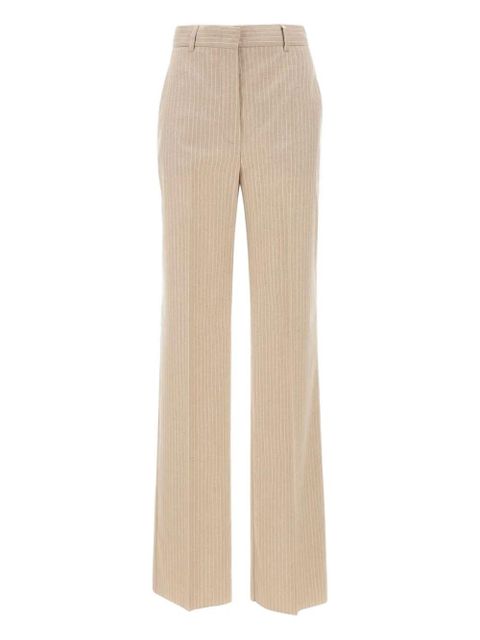 Max Mara pinstripe pleated trousers - Neutrals - zdjęcie produktu nr 1