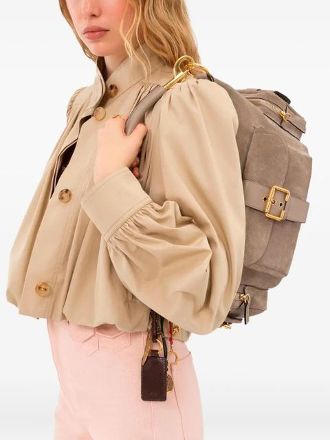 Chloé suede camera bag - Grey - zdjęcie produktu nr 2