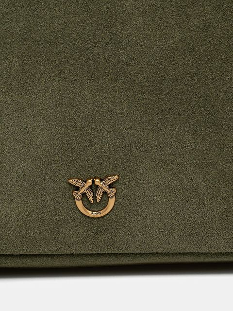 Pinko torebka zamszowa Horizontal