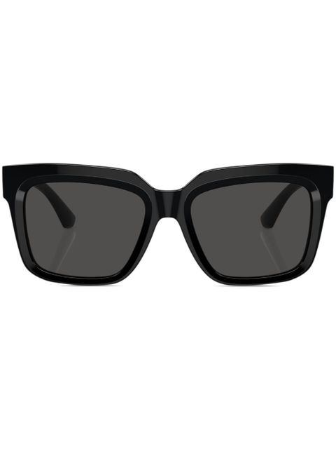 Burberry Eyewear logo-plaque square-frame sunglasses - Black - zdjęcie produktu nr 1