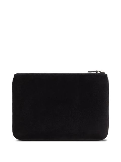 Valentino Garavani velvet clutch bag - Black