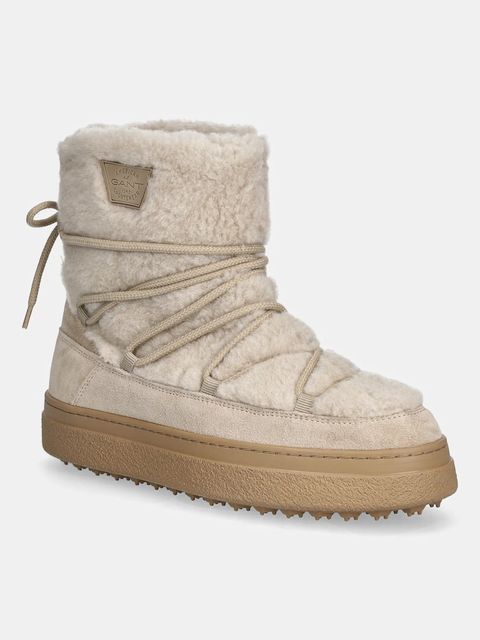 Gant śniegowce Snowhill kolor beżowy 31541101 - zdjęcie produktu nr 1