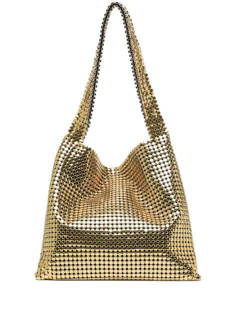 Rabanne Pixel metallic-finish shoulder bag - Gold - zdjęcie produktu nr 1