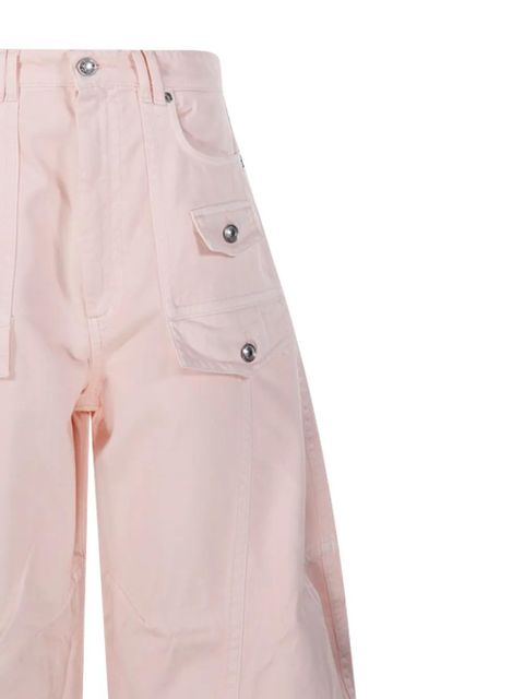 Sportmax Spxfashion cotton cargo jeans - Pink