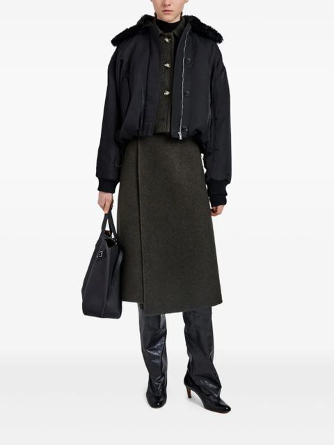 Proenza Schouler Vadra padded bomber jacket - Black