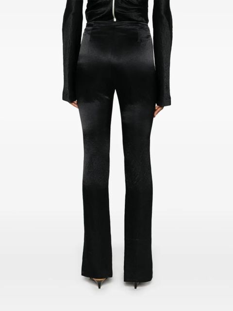 Nanushka contrasting-trim slim trousers - Black