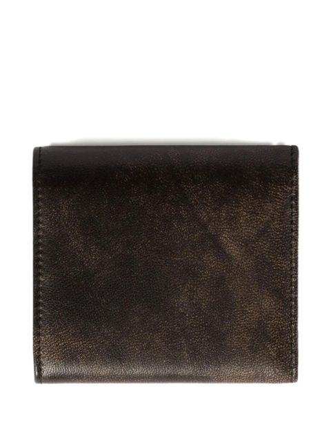 Miu Miu small logo-embossed leather wallet - Brown - zdjęcie produktu nr 2