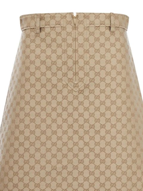 Gucci GG-jacquard A-line midi skirt - Neutrals - zdjęcie produktu nr 2