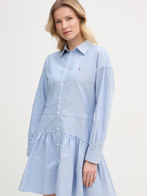 Polo Ralph Lauren sukienka koszulowa bawełniana - zdjęcie produktu nr 1