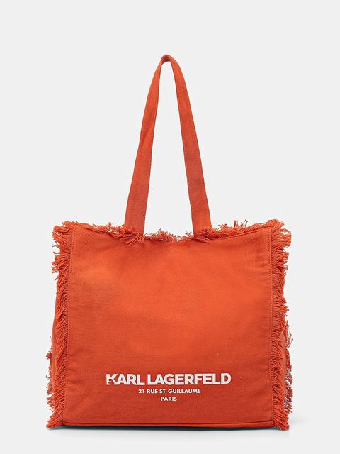 Karl Lagerfeld torebka tote damska bawełniana K/RSG - zdjęcie produktu nr 2