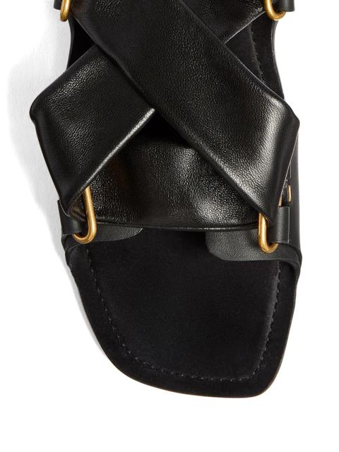 KHAITE Boden tied sandals - Black