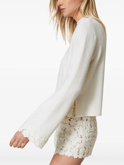 TWINSET embroidered-design T-shirt - White