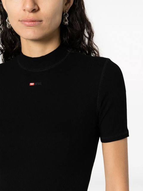 Diesel T-Mokky mock-neck T-shirt - Black
