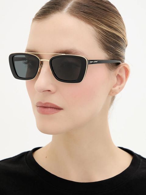 Saint Laurent okulary przeciwsłoneczne kolor czarny SL 825