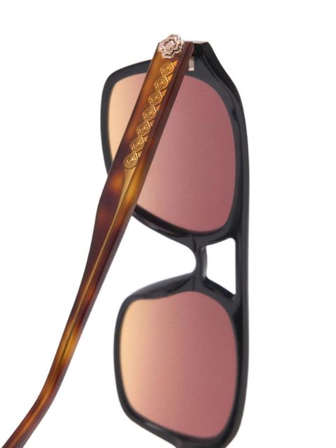 Maje pilot-frame sunglasses - Black