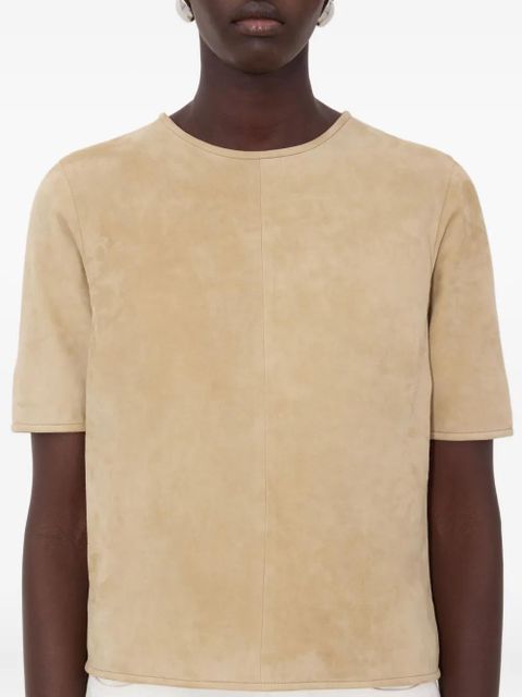 LouLou de Saison Zaida short-sleeve crew-neck T-shirt - Neutrals