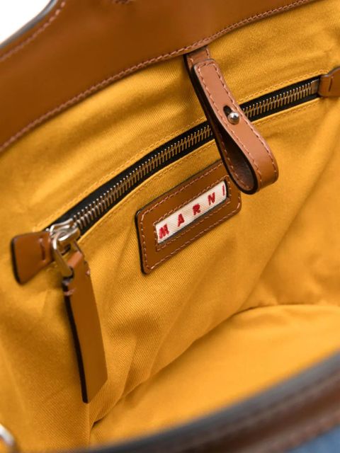 Marni denim bucket bag - Blue