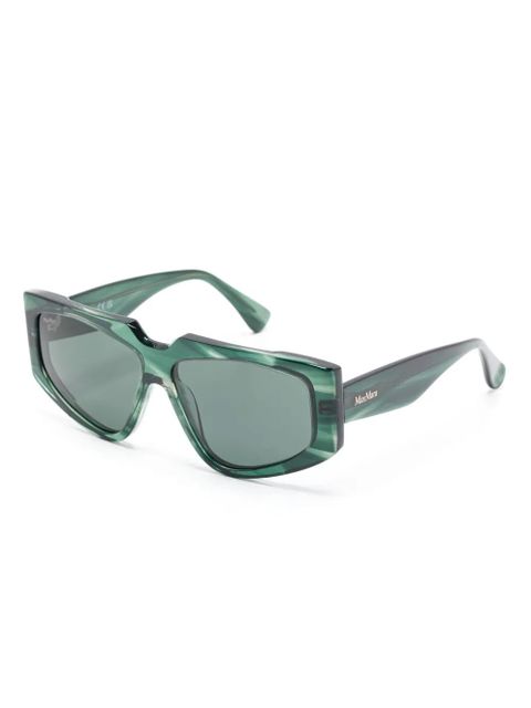 Max Mara Eyewear oversize-frame sunglasses - Green