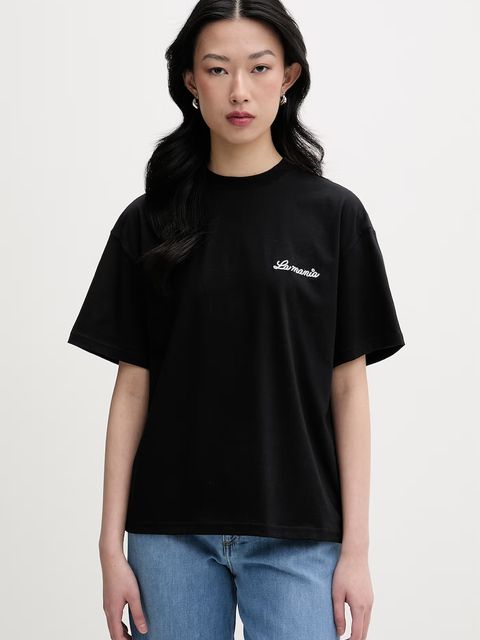 La Mania t-shirt oversize damski bawełniany CARENA - zdjęcie produktu nr 2