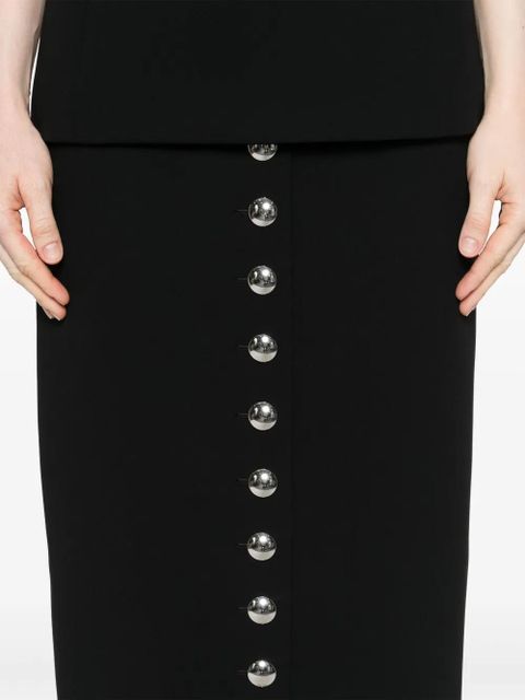 KHAITE Brynlee maxi skirt - Black - zdjęcie produktu nr 2