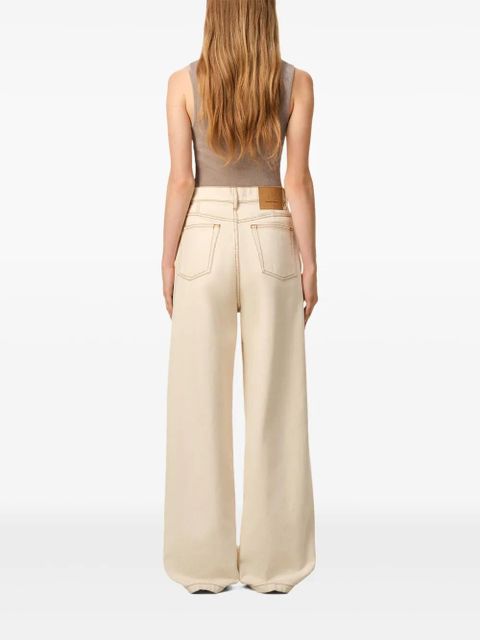 AMI Paris wide-leg jeans - Neutrals