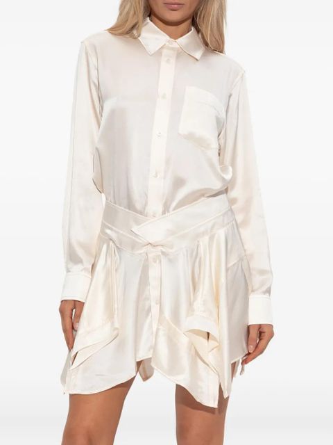 Alexander Wang silk midi dress - Neutrals