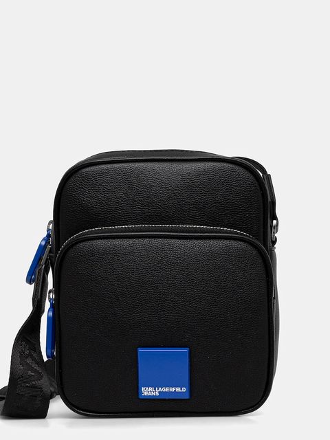Karl Lagerfeld Jeans saszetka kolor czarny A3M30242 - zdjęcie produktu nr 1