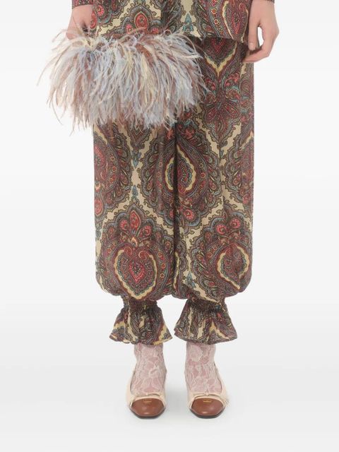 Valentino Garavani Voyage Imaginaire-print trousers - Red