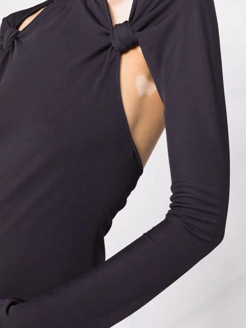 Jacquemus La robe Nodi knotted cut-out dress - Blue