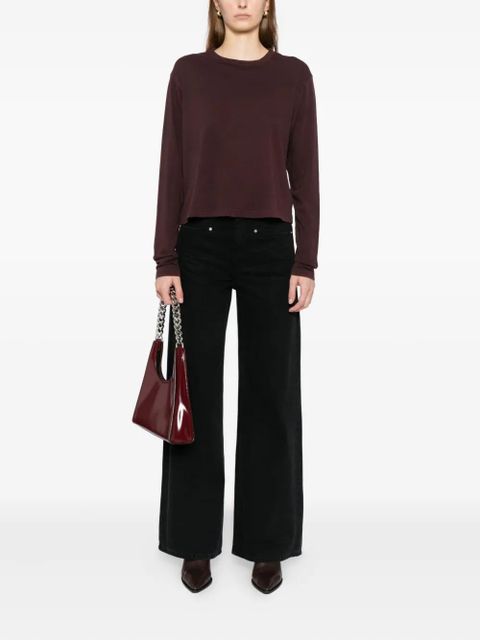 AGOLDE cotton t-shirt - Red - zdjęcie produktu nr 2