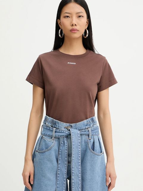 Pinko t-shirt bawełniany - zdjęcie produktu nr 1