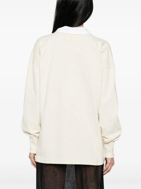 Maison Margiela cotton long-sleeves top - Neutrals - zdjęcie produktu nr 2