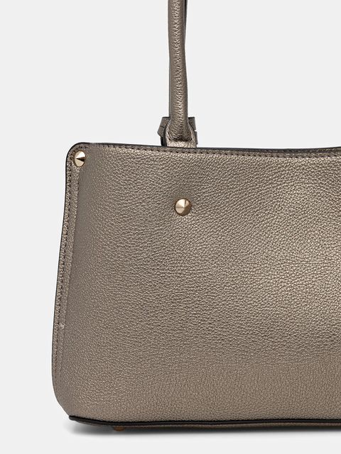 Guess torebka MERIDIAN kolor srebrny HWBG69 74090