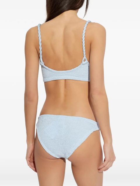 Hunza G Pheobe crinkled bikini - Blue