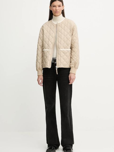 Marc O'Polo kurtka kolor beżowy przejściowa 600111970025 - zdjęcie produktu nr 2