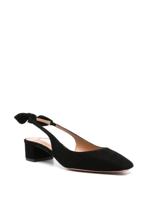 Aquazzura Very Bow Tie 35mm pumps - Black