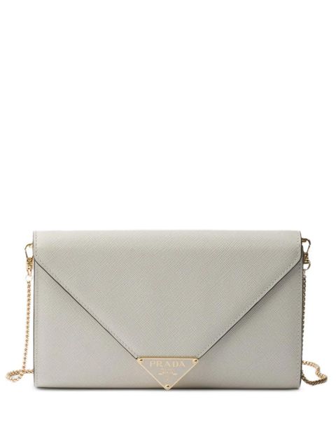 Prada mini Saffiano leather bag - Grey - zdjęcie produktu nr 1
