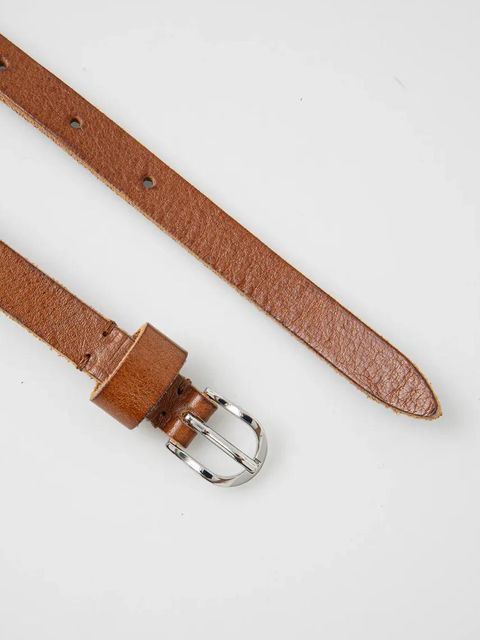 Weekend Max Mara pasek skórzany damski kolor brązowy 2515501055600 - zdjęcie produktu nr 2