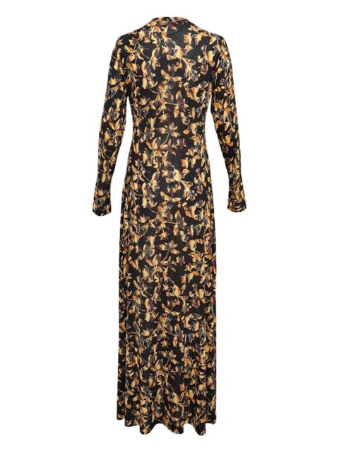 Ulla Johnson Amari long-sleeve maxi dress - Black - zdjęcie produktu nr 2