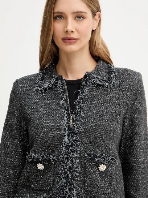 Blugirl Blumarine kardigan damski kolor czarny ciepły RF5152.MA950