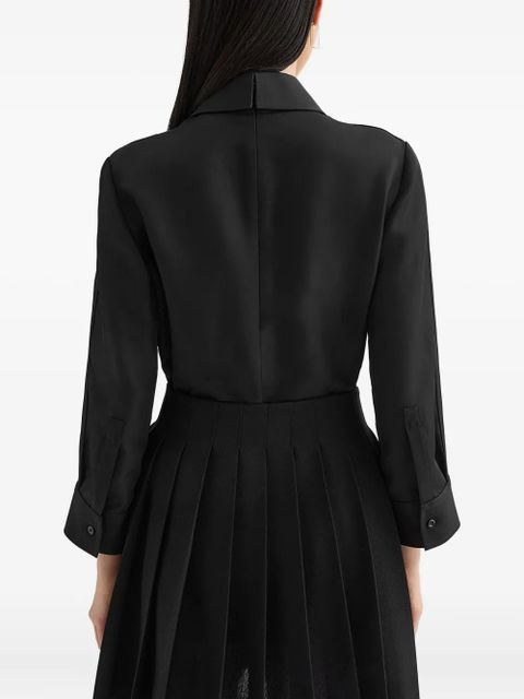 Jil Sander wool blouse - Black - zdjęcie produktu nr 2