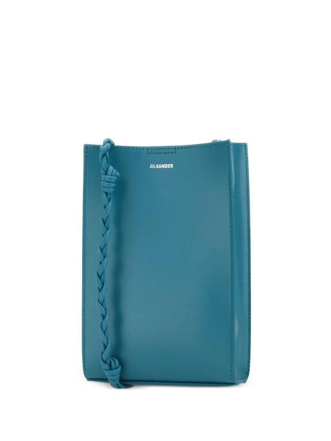 Jil Sander small Tangle braided leather crossbody bag - Blue - zdjęcie produktu nr 1